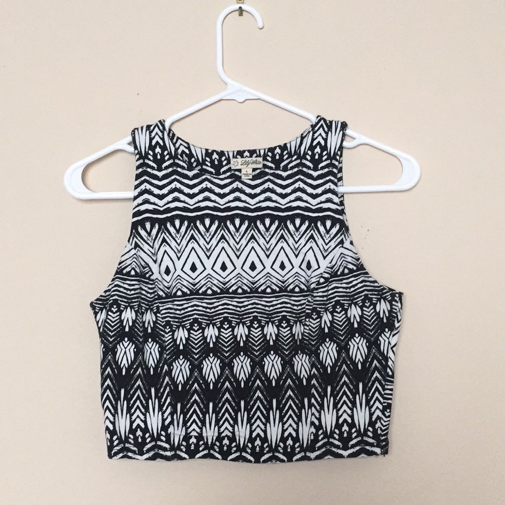 Patterned crop top